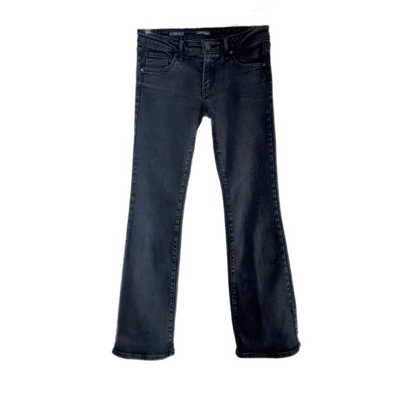 Wild Fable Faded Black Low-Rise Flare Jeans - Picture 1 of 8